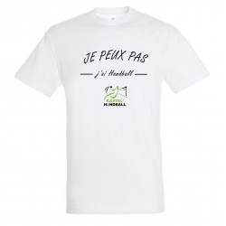 T-shirt homme je peux pas j'ai handball