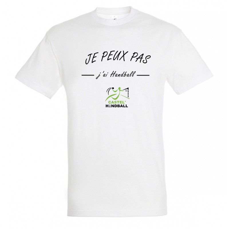 T-shirt homme je peux pas j'ai handball